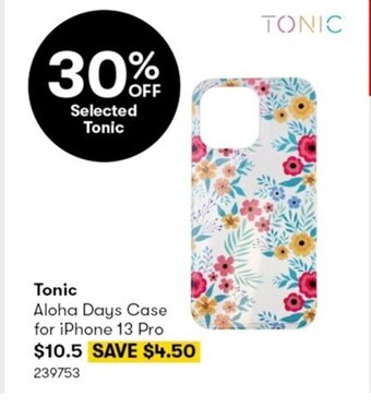 BIG W Tonic Aloha Days Case For Iphone 13 Pro offer