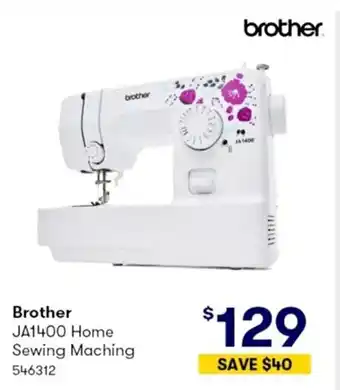 Brother JA1400 Home Sewing Maching