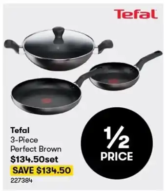 BIG W Tefal 3 Piece Perfect Brown offer