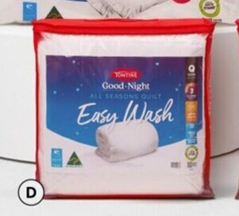 BIG W Tontine Goodnight Easy Wash Quilt offer