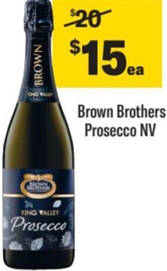 Liquorland Brown Brothers Prosecco NV offer