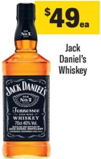 Liquorland Jack Daniel's Whiskey offer
