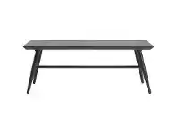 Marrim Wooden Bench, 120cm, Graphite