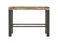 LivingStyles Zango Reclaimed Timber & Iron Bistro Bar Table, 250cm offer
