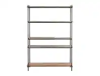 LivingStyles Discreet Reclaimed Timber & Metal Display Shelf offer