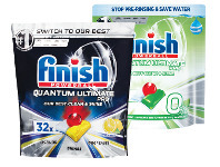 Foodworks Finish Powerball 0% or Quantum Ultimate Dishwashing Tablets 32/34 Pack offer