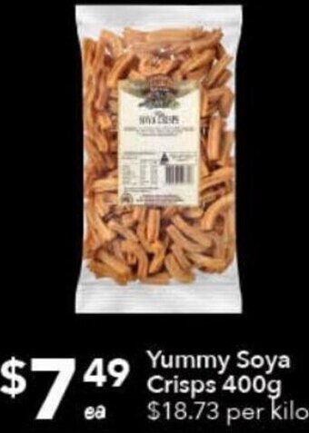 Ritchies Yummy Soya Crisps 400g offer