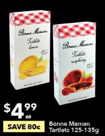 Ritchies Bonne Maman Tartlets 125-135g offer