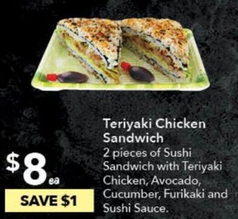 Ritchies Teriyaki Chicken Sandwich offer