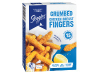 Coles Steggles Chicken Breast Fingers 400g offer