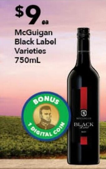Ritchies McGuigan Black Label Varieties 750ml offer
