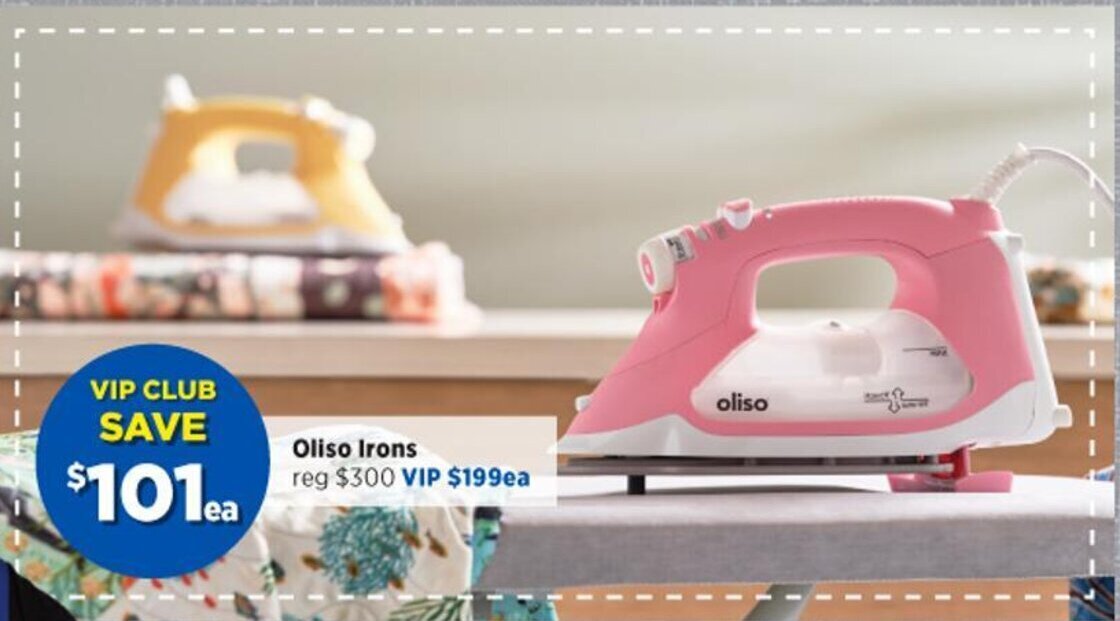 Oliso Irons offer at Spotlight