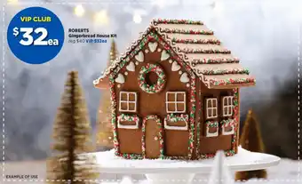 Spotlight Roberts Gingerbread House Kit offer