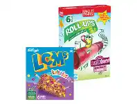 Foodworks Kelloggs LCM’s, Nutri-Grain Bar or Uncle Tobys Roll Ups 94-144g offer