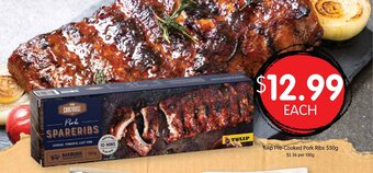 Spudshed tulip Pre-Cooked pork Ribs 550g offer