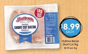 Spudshed Huttons Bacon Short Cut 1kg offer