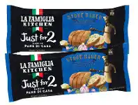 Foodworks La Famiglia Stone Baked Garlic Bread 190g offer