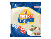 Coles Mission Wraps 8 Pack 567g offer