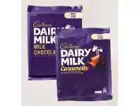 ALDI Cadbury Dairy Milk Chocolate 360g or Caramello 345g offer