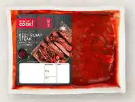 ALDI Ready, Set...Cook! Beef Rump Steak Per Kg offer
