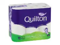 Quilton Double Length Toilet Paper 3ply/18pk