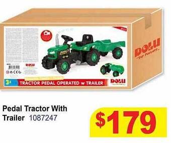 Mr Toys Pedal tractor with trailer offer