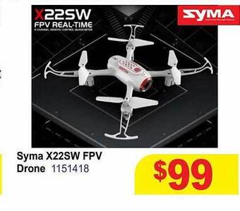 Mr Toys Syma x22sw fpv drone offer