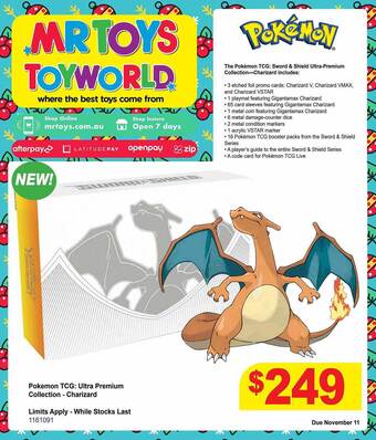 Mr Toys Pokémon tcg: ultra premium collection - charizard offer