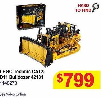 Mr Toys Lego technic cat d11 bulldozer 42131 offer