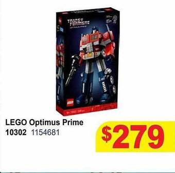 Mr Toys Lego optimus prime 10302 offer