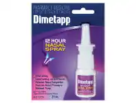 Chemist King Dimetapp 12 Hour Allergy Nasal Spray 20ml offer