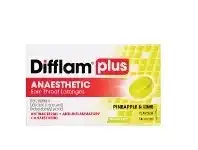Discount Drug Stores Difflam Plus Anaesthetic Sore Throat Pineapple & Lime 16 Lozenges offer