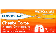 Discount Drug Stores Chemists' Own Chesty Forte 100 Tablets offer