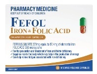 Discount Drug Stores Fefol Iron & Folic Acid 30 Capsules offer