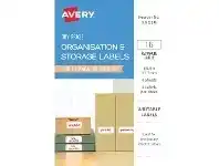 Officeworks Avery Cottage Collection Dry Erase Labels 16 Pack offer