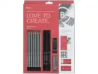 Officeworks Born Sketching Set 22 Pieces offer
