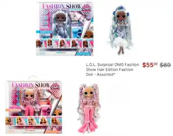 Target L.O.L Surprise OMG Fashion Show Hair Edition Fashion Doll offer