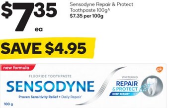 Woolworths Sensodyne Repair & Protect Toothpaste 100g offer