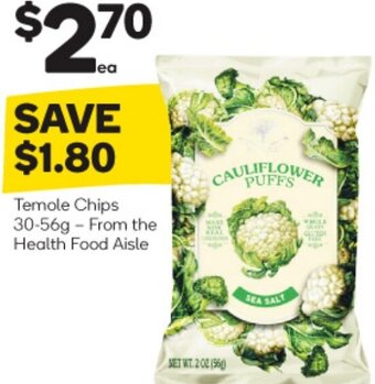 Woolworths Temole Chips 30-56g offer