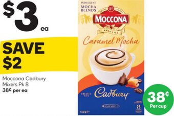 Woolworths Moccona Cadbury Mixers Pk 8 offer