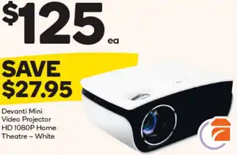 Woolworths Devanti Mini Video Projector HD 1080P Home Theatre offer