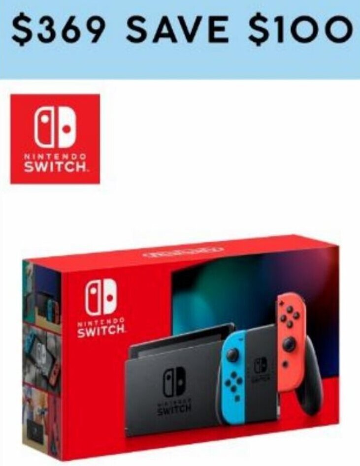 Nintendo Switch Console Neon offer at Target
