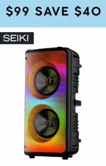 Target Seiki 6.5" Party Speaker offer