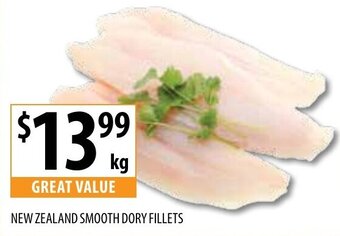 New Zealand Smooth Dory Fillets
