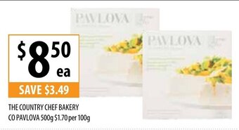 The Country Chef Bakery Co Pavlova 500g