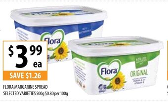 Supabarn Flora Margarine Spread Selected Varieties offer