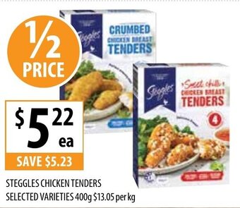 Supabarn Steggles Chicken Tenders 400g offer