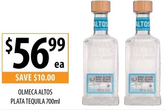 Supabarn Olmeca Altos Plata Tequila offer