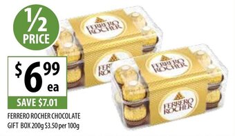 Supabarn Ferrero Rocher Chocolate Gift Box 200g offer