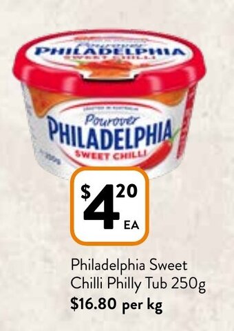 Philadelphia Sweet Chilli Philly Tub 250g